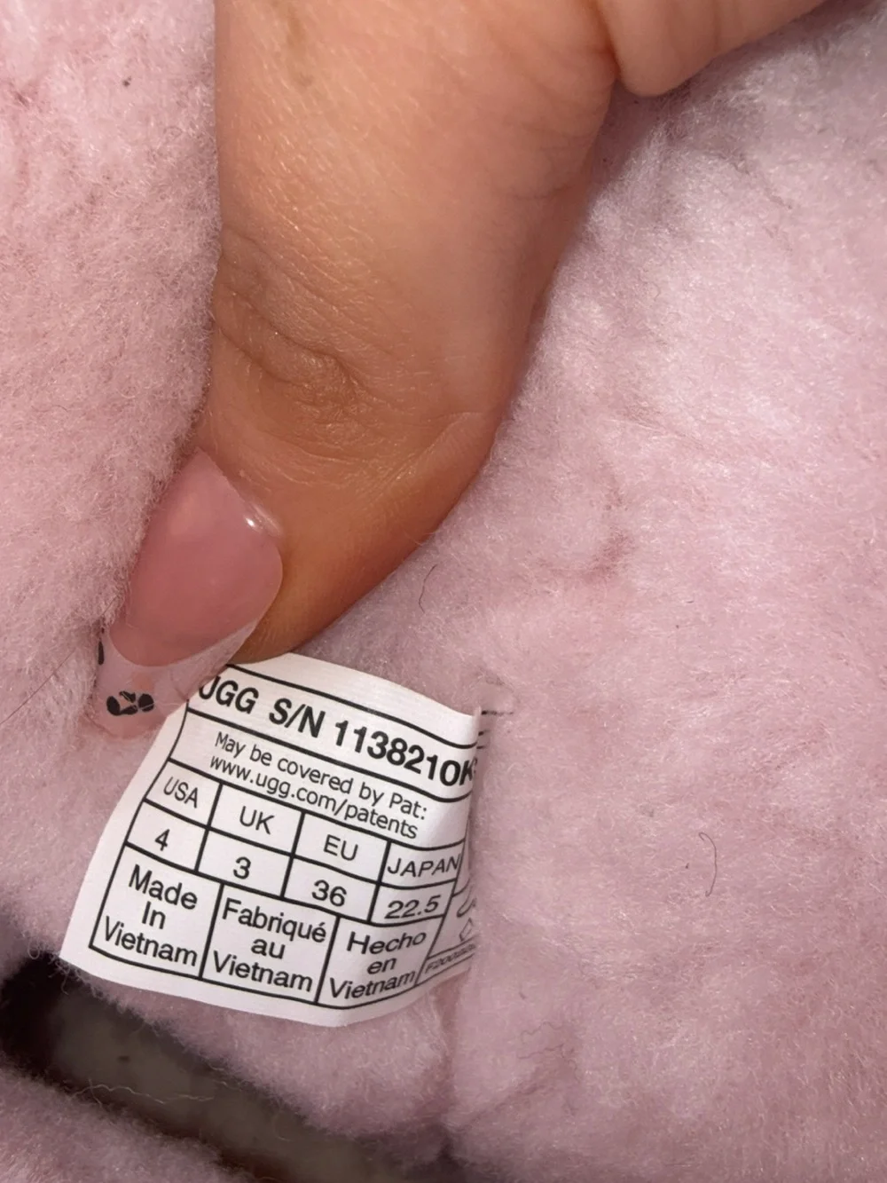 UGG Kids Light Pink Shearling-Trim Booties